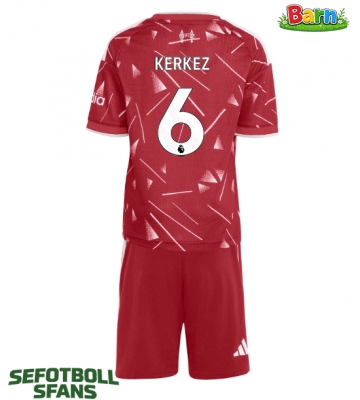 Liverpool Milos Kerkez #6 Hemmaställ Barn 2026-27 Kortärmad (+ Korta byxor)